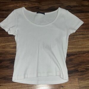 White Brandy Melville top.